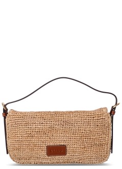 staud handbag mujer harlow raffia shoulder bag - h25r6003rb nttn
