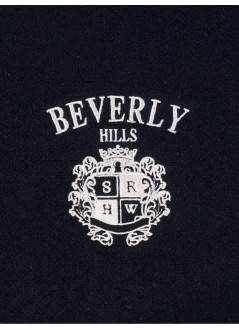 sporty & rich outerwear mujer bh crest wool varsity jacket - ow00764256bl106 3902