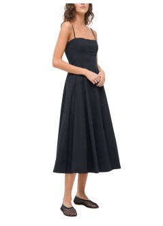 staud vestido mujer wylie dress - r25f2266po blk
