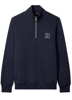 ps sweater manmens reg fit half zip sweatshirt ps - m2r168tevp5606 blue