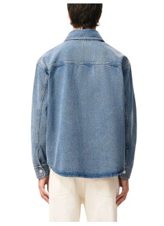 ami shirt manovershirt with knitted ami de coeur - ujk897de0046 480