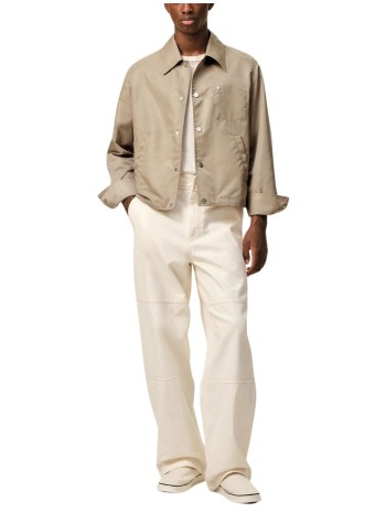 ami outerwear manbuttoned jacket with ami de coeur stud - ujk872pa0037 a036 2