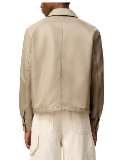ami outerwear hombre buttoned jacket with ami de coeur stud - ujk872pa0037 a036