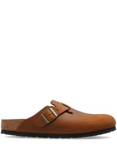 birkenstock clog manboston natural leather oiled - 1028310 cognac