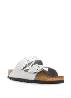 birkenstock sandalia mujer arizona birko-flor - 1012283 silver