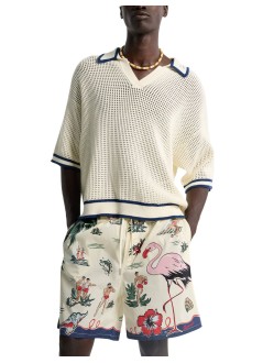 dsquared punto hombre open work knit polo - s74ha1598d13194 102