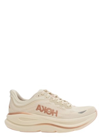 hoka one one sneaker mujer bondi 9 - 1162012 oatmilk rose gold