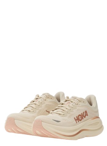 hoka one one sneaker mujer bondi 9 - 1162012 oatmilk rose gold 2