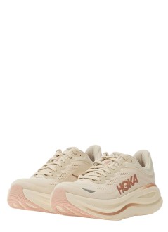 hoka one one sneaker mujer bondi 9 - 1162012 oatmilk rose gold