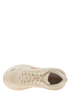 hoka one one sneaker mujer bondi 9 - 1162012 oatmilk rose gold