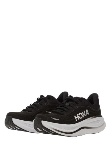 hoka one one sneaker hombre bondi 9 - 1162011 black vermillio 2