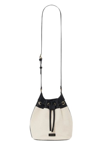 anine bing crossbody mujer mini alana bucket bag - a1311088nat1 beige