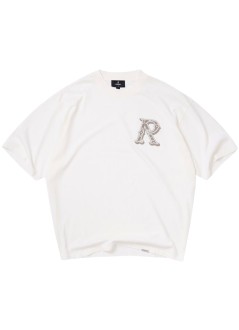 represent t-shirt manwestern initial t-shirt - mlm100595 flat white