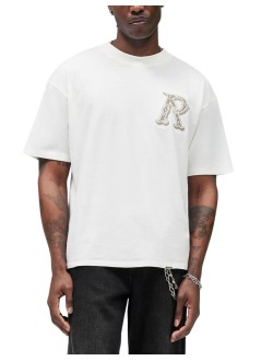 represent t-shirt manwestern initial t-shirt - mlm100595 flat white
