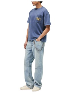 represent t-shirt mannothing faster t-shirt - mlm100596 indigo