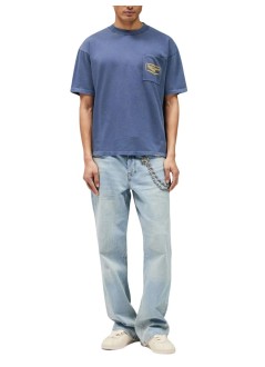 represent t-shirt mannothing faster t-shirt - mlm100596 indigo