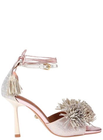 kurt geiger pump mujer pom pom ankle tie sandal - 4366165209 65