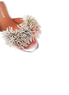 kurt geiger pump mujer pom pom ankle tie sandal - 4366165209 65