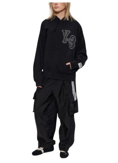 y3 sweater manel5 gfx hoodie - kq9305 black