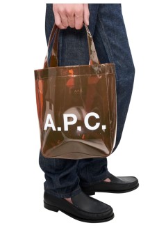 a.p.c. tote mantote lou small - puacdm67048 cae