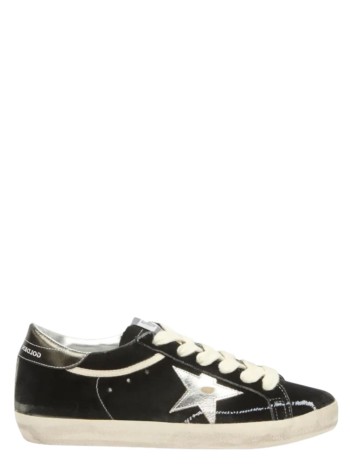 golden goose sneaker womansuper star velvet upper laminated star and heel - gwf01002f008143 81501