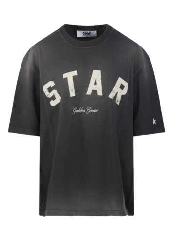 golden goose top mujer star/ unisex relaxed fit t-shirt/ cotton jersey/ sunfaded w - gup01873p002419 60666