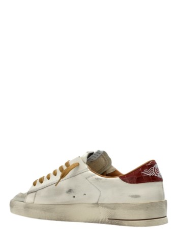 golden goose sneaker hombre stardan leather upper suede toe cocco printed star and heel - gmf00667f008139 10361 2