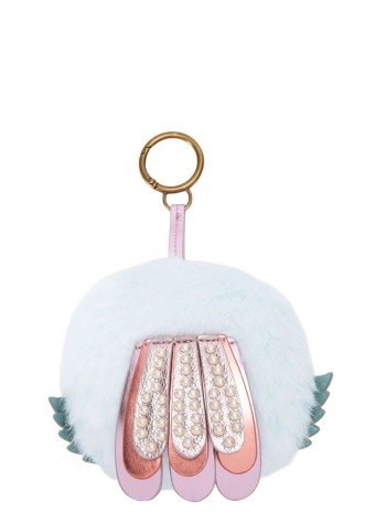 kurt geiger cartera mujer pom pom eagle charm - 5377183999 86 2