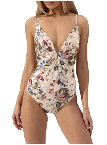 zimmermann swimsuit womanpatience tuck plunge 1pc - 1530wrs264 vflo 2
