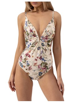 zimmermann swimsuit womanpatience tuck plunge 1pc - 1530wrs264 vflo