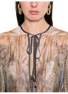zimmermann t-shirt womanwanderlust tunic - 5807drs262 tpbl