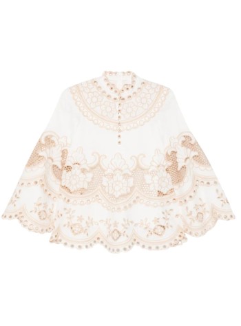 zimmermann t-shirt womanwanderlust tunic top - 5798trs262 ivo