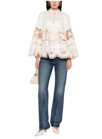 zimmermann t-shirt womanwanderlust tunic top - 5798trs262 ivo 2
