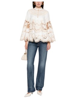 zimmermann t-shirt womanwanderlust tunic top - 5798trs262 ivo
