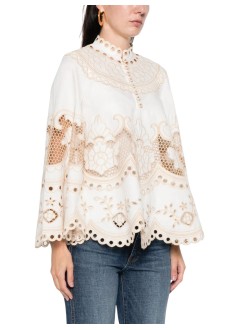 zimmermann t-shirt womanwanderlust tunic top - 5798trs262 ivo