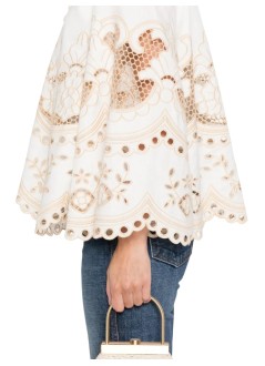 zimmermann t-shirt womanwanderlust tunic top - 5798trs262 ivo