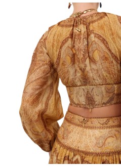 zimmermann top womanwanderlust bodice - 6436trs262 tpmm