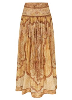 zimmermann skirt womanwanderlust maxi skirt - 6437srs262 tpmm