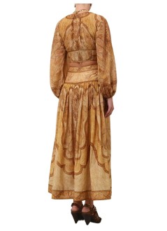 zimmermann skirt womanwanderlust maxi skirt - 6437srs262 tpmm