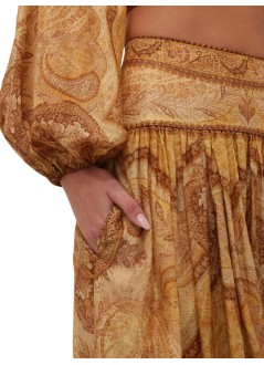 zimmermann skirt womanwanderlust maxi skirt - 6437srs262 tpmm