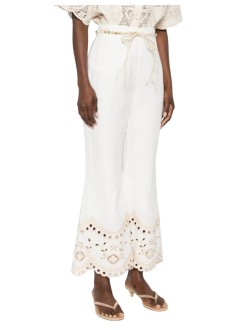 zimmermann pant  womanwanderlust flare pant - 5797prs262 ivo