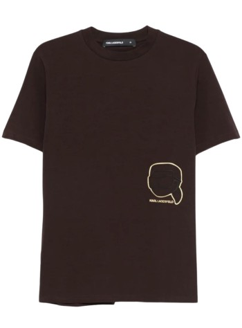 karl lagerfeld camiseta hombre t-shirt crewneck - 755035561235 990