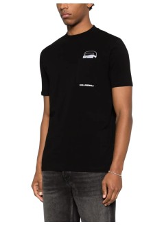 karl lagerfeld camiseta hombre t-shirt crewneck - 755047561221 990