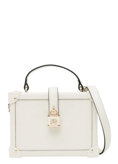 karl lagerfeld crossbody mujer k/autograph padlock sm trunk - b1w30100 110