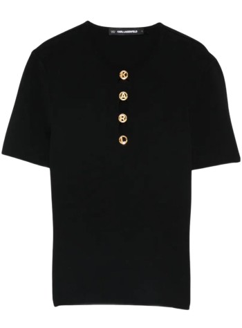 karl lagerfeld top mujer karl daily knit top - b1w18014 999