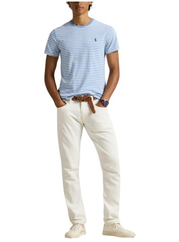 polo ralph lauren camiseta hombre ssydcnm18-short sleeve-t-shirt - 710956828007 bristol blue white 2