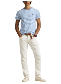 polo ralph lauren camiseta hombre ssydcnm18-short sleeve-t-shirt - 710956828007 bristol blue white
