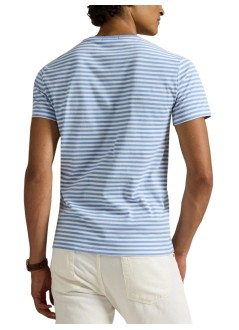 polo ralph lauren camiseta hombre ssydcnm18-short sleeve-t-shirt - 710956828007 bristol blue white