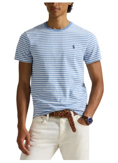 polo ralph lauren camiseta hombre ssydcnm18-short sleeve-t-shirt - 710956828007 bristol blue white