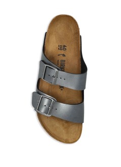 birkenstock sandalia mujer arizona birko-flor - 1029224 metallic black